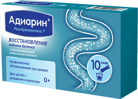 Адиарин Регидрокомплекс - Восстановить водно‑электролитный баланс